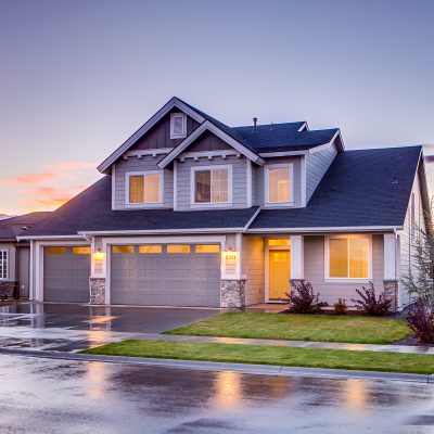 Beautiful Home at Sunset